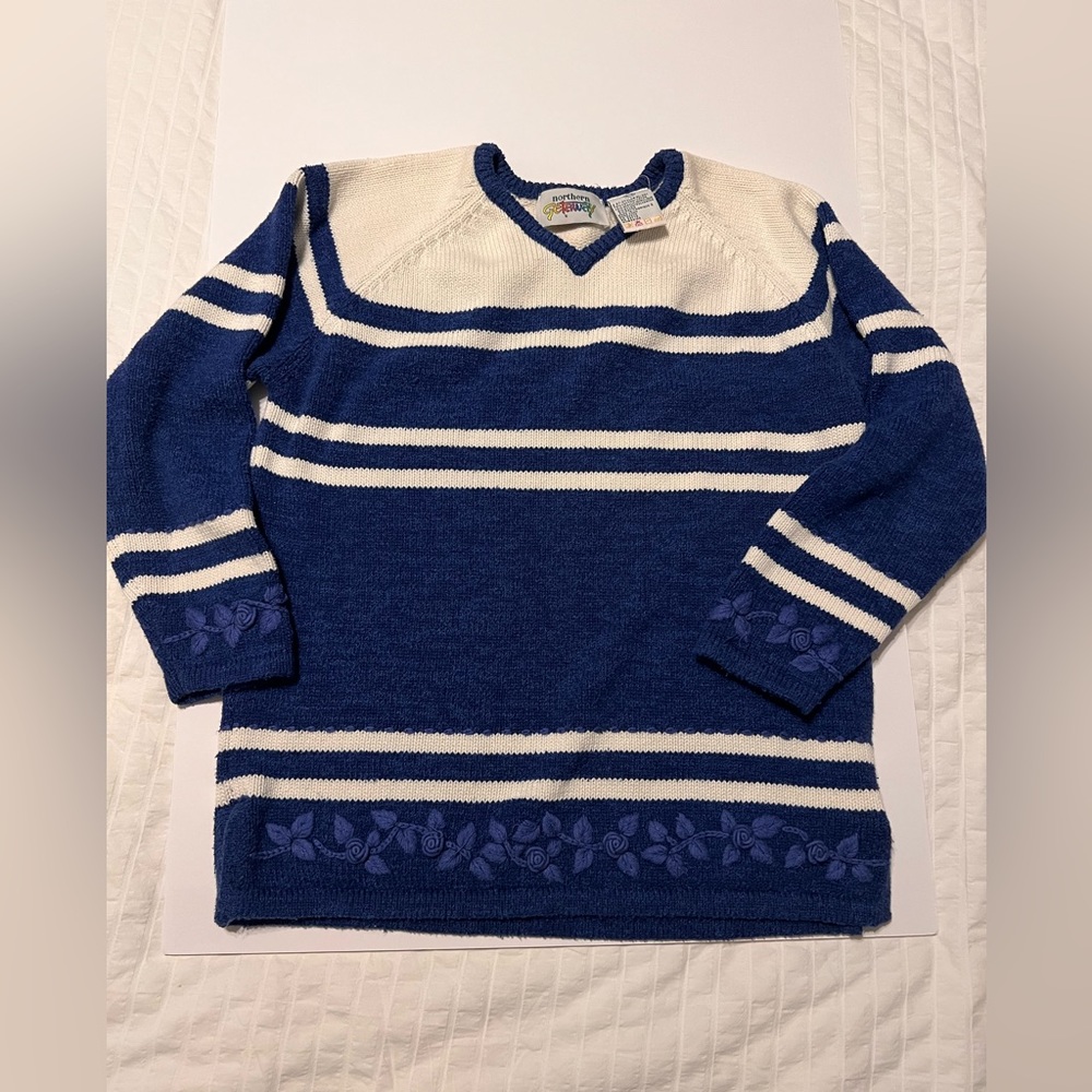 Vintage Northern Getaway rose sweater